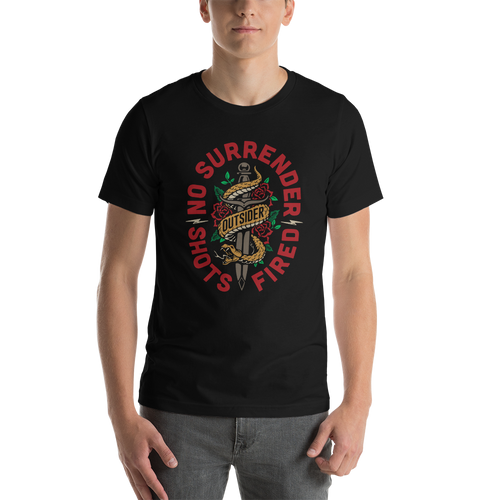 XS No Surrender Short-Sleeve Unisex T-Shirt by Design Express