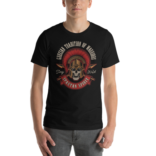 XS Spartan Spirit Short-Sleeve Unisex T-Shirt by Design Express