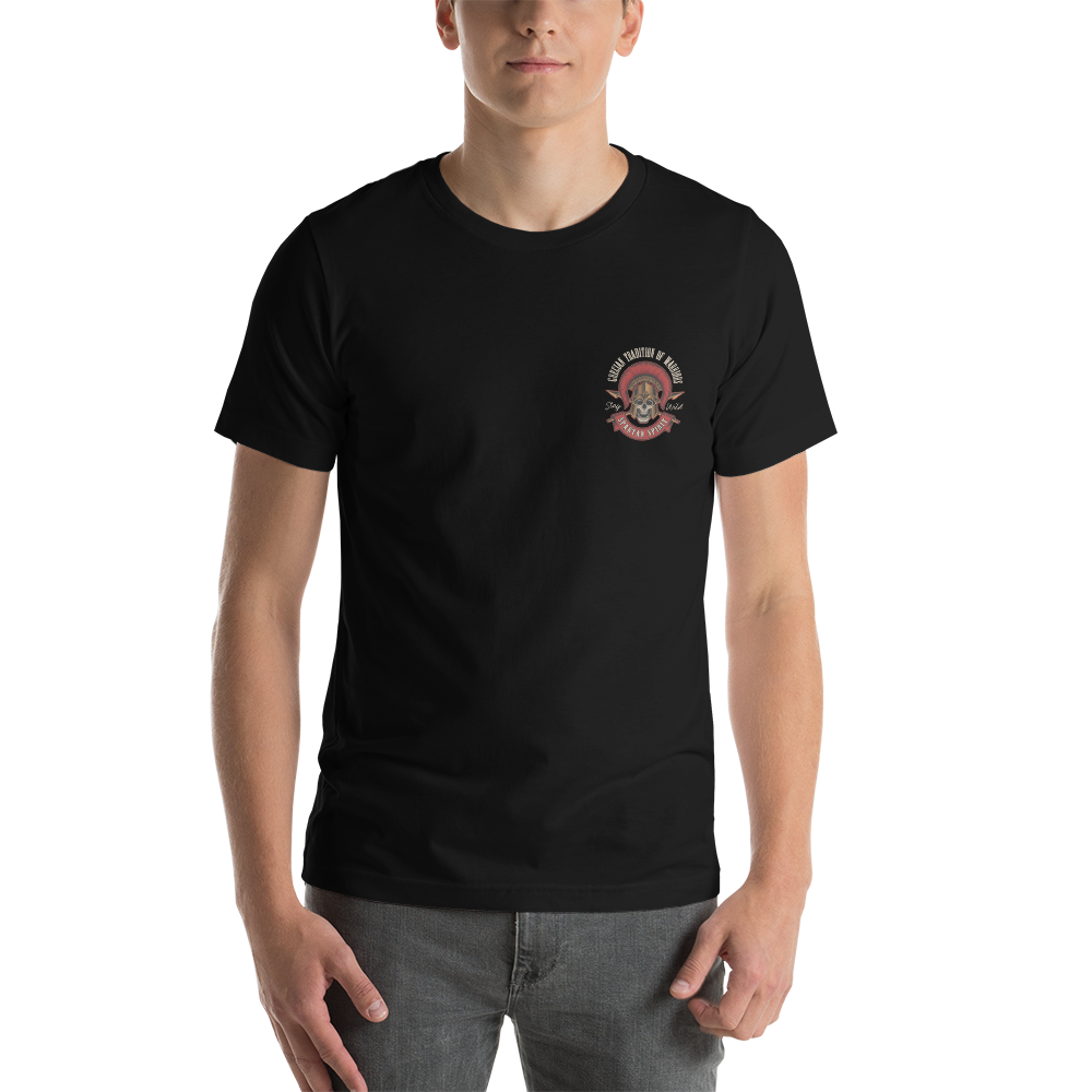 XS Spartan Spirit Back Unisex T-Shirt by Design Express