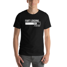 Black / XS Fart Loading (Funny) Dark Unisex T-Shirt by Design Express