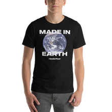 Black / XS Save Our Planet, Made in Earth (Front) T-Shirt by Design Express