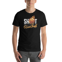 Black / XS Shoot Streetball Front Short-Sleeve Unisex T-Shirt by Design Express