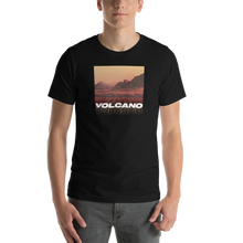 Black / XS Volcano Front Short-Sleeve Unisex T-Shirt by Design Express