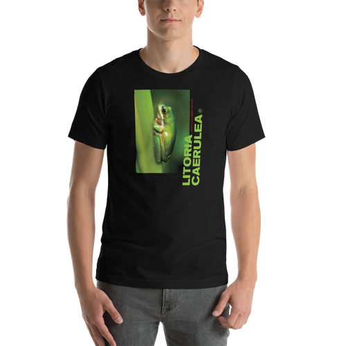 XS Litoria Caerulia Front Short-Sleeve Unisex T-Shirt by Design Express