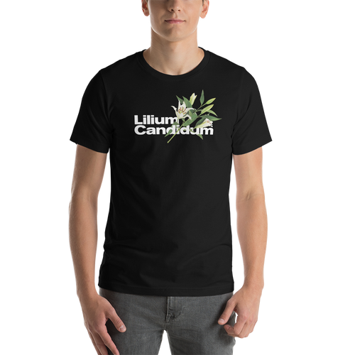 Black / XS Lilium Candidum Short-Sleeve Unisex T-Shirt by Design Express