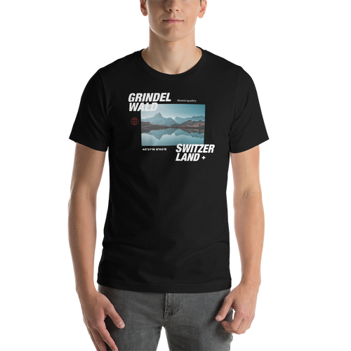 XS Grindelwald Switzerland Front Short-Sleeve Unisex T-Shirt by Design Express