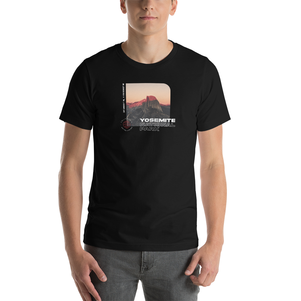 XS Yosemite National Park Front Unisex T-Shirt by Design Express