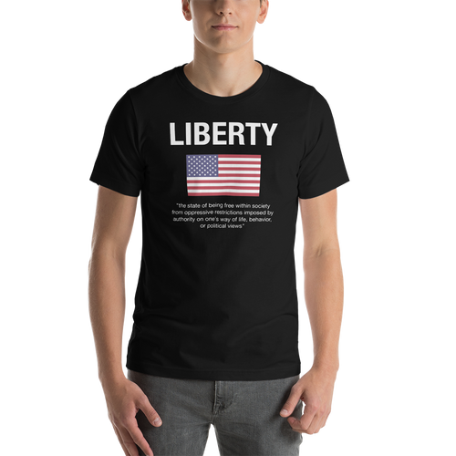 XS Liberty Short-Sleeve Unisex T-Shirt by Design Express