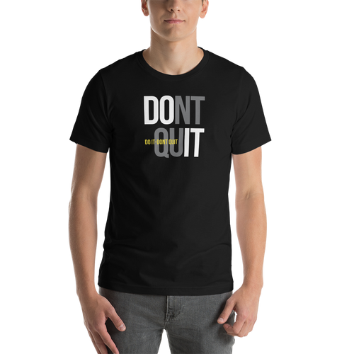 XS Do It, Don't Quit (Motivation) Short-Sleeve Unisex T-Shirt by Design Express