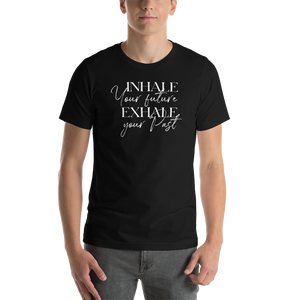 XS Inhale your future, exhale your past (motivation) Short-Sleeve Unisex T-Shirt by Design Express