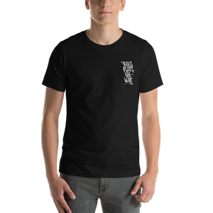 XS Make Peace Not War Vertical Graffiti Back (motivation) Short-Sleeve Unisex T-Shirt by Design Express