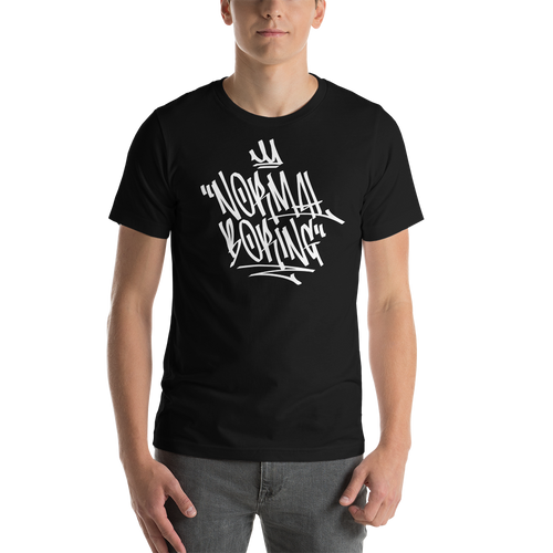 XS Normal is Boring Graffiti (motivation) Short-Sleeve Unisex T-Shirt by Design Express