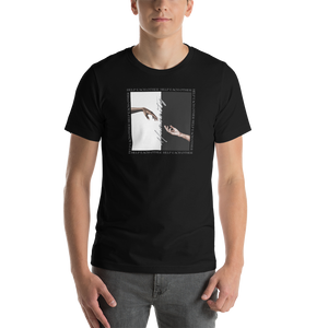 Black / XS Humanity Front Short-Sleeve Unisex T-Shirt by Design Express
