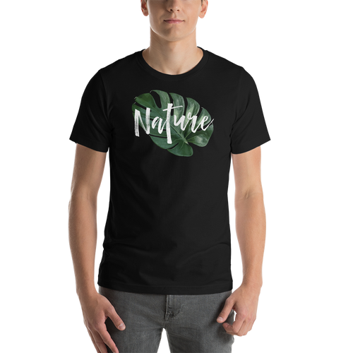 XS Nature Montserrat Leaf Short-Sleeve Unisex T-Shirt by Design Express