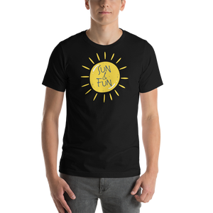 Black / XS Sun & Fun Unisex T-Shirt by Design Express