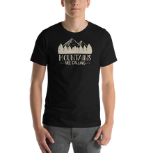 Black / XS Mountains Are Calling Unisex T-Shirt by Design Express