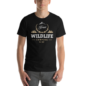 XS True Wildlife Camping Unisex T-Shirt by Design Express