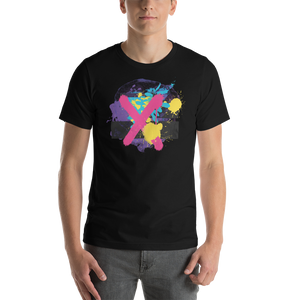 XS Abstract Series 01 Unisex T-shirt Black by Design Express