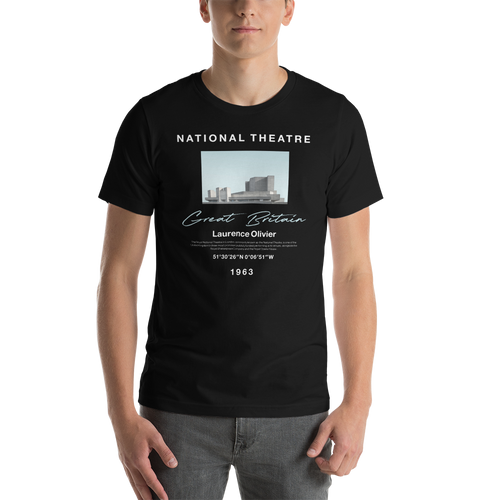 Black / XS National Theatre Unisex T-shirt by Design Express