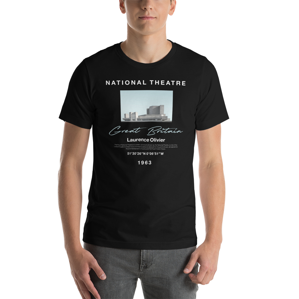 Black / XS National Theatre Unisex T-shirt by Design Express