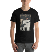 Black / XS Friendship is Beautiful Unisex T-shirt Front by Design Express