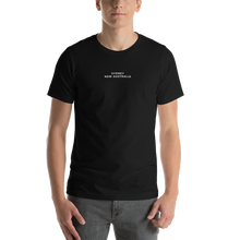 Black / XS Sydney Australia Unisex T-shirt Back by Design Express