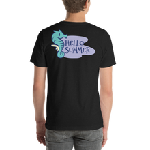 Seahorse Hello Summer Short-Sleeve Unisex T-Shirt by Design Express
