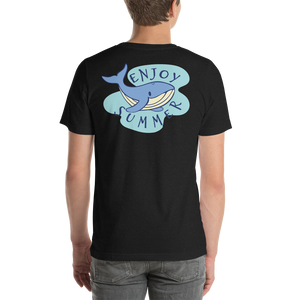 Whale Enjoy Summer Short-Sleeve Unisex T-Shirt by Design Express