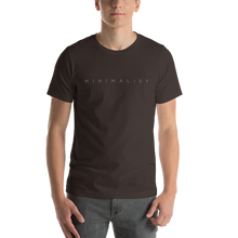 Brown / S Minimalist Short-Sleeve Unisex T-Shirt by Design Express