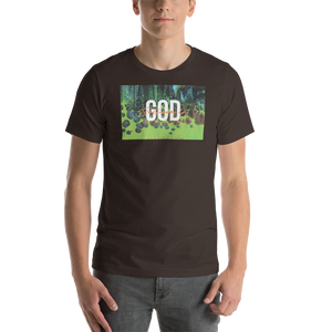 Brown / S Believe in God Short-Sleeve Unisex T-Shirt by Design Express