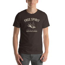 Brown / S Free Spirit Short-Sleeve Unisex T-Shirt by Design Express