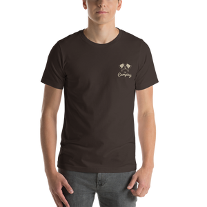 Brown / S The Camping Unisex T-Shirt by Design Express