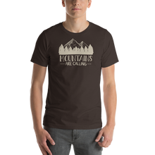 Brown / S Mountains Are Calling Unisex T-Shirt by Design Express