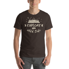 Brown / S Explore the Wild Side Unisex T-Shirt by Design Express