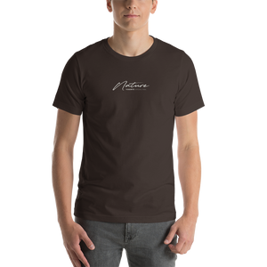 Brown / S Nature Yosemite Unisex T-shirt Back by Design Express