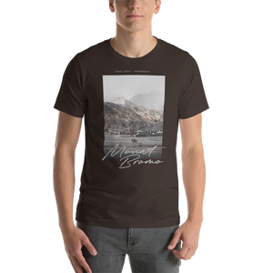 Brown / S Mount Bromo Unisex T-shirt by Design Express