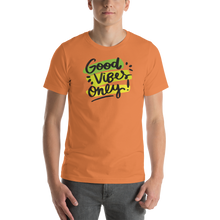 Burnt Orange / XS Good Vibes Only Short-Sleeve Unisex T-Shirt by Design Express
