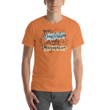 Burnt Orange / XS Your limitation it's only your imagination Short-Sleeve Unisex T-Shirt by Design Express
