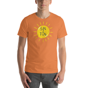 Burnt Orange / XS Sun & Fun Unisex T-Shirt by Design Express