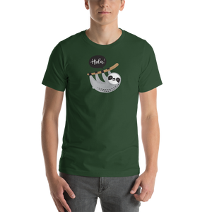 Forest / S Hola Sloths Short-Sleeve Unisex T-Shirt by Design Express