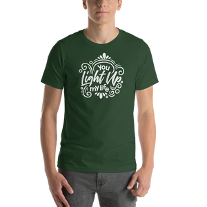 Forest / S You Light Up My Life Short-Sleeve Unisex T-Shirt by Design Express