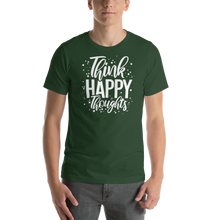 Forest / S Think Happy Thoughts Short-Sleeve Unisex T-Shirt by Design Express