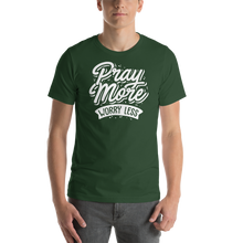 Forest / S Pray More Worry Less Short-Sleeve Unisex T-Shirt by Design Express