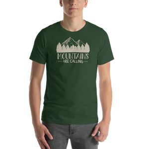 Forest / S Mountains Are Calling Unisex T-Shirt by Design Express