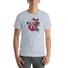 Light Blue / XS Love Flower Short-Sleeve Unisex T-Shirt by Design Express