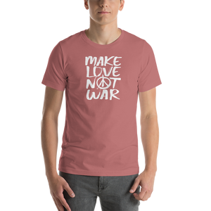 Mauve / S Make Love Not War (Funny) Unisex T-Shirt by Design Express