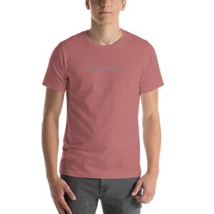 Mauve / S Nothing is more abstarct than reality Bavkside Short-Sleeve Unisex T-Shirt by Design Express