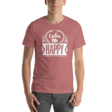 Mauve / S Color Me Happy Short-Sleeve Unisex T-Shirt by Design Express