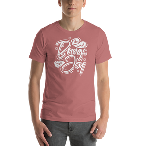 Mauve / S Do What Bring You Enjoy Short-Sleeve Unisex T-Shirt by Design Express