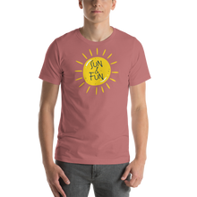 Mauve / S Sun & Fun Unisex T-Shirt by Design Express